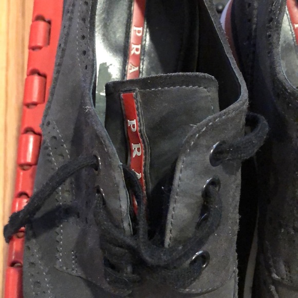 Prada Brogue Suede Shoes - Picture 3 of 8